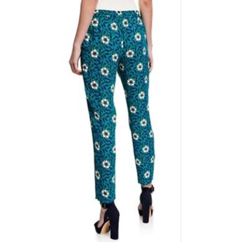 NWT Diane von Furstenberg Bennet Pants in Daisy Chain Juniper 12 and 14
